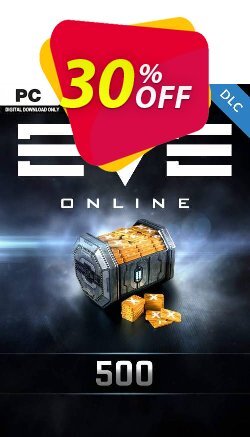 30% OFF EVE Online - 500 Plex Card PC Discount