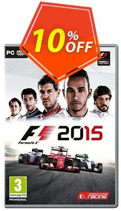10% OFF F1 2015 PC Discount