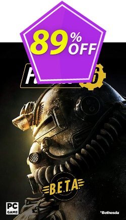 89% OFF Fallout 76 BETA PC Discount