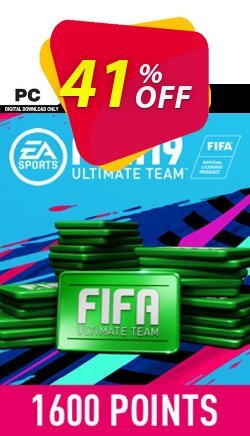 41% OFF FIFA 19 - 1600 FUT Points PC Discount