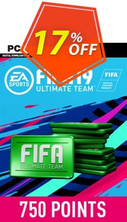 17% OFF FIFA 19 - 750 FUT Points PC Discount