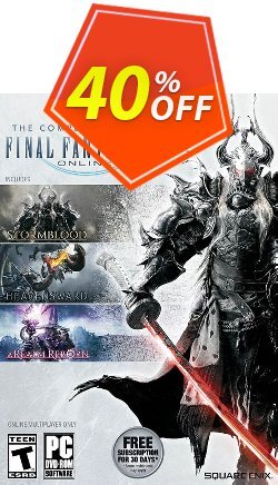 40% OFF Final Fantasy XIV 14: Online Complete Edition PC Discount