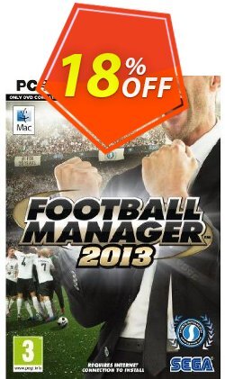 18% OFF Football Manager 2013 - PC  Discount