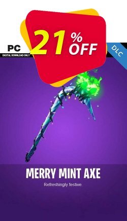 21% OFF Fortnite Merry Mint Pick Axe PC Coupon code