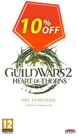 10% OFF Guild Wars 2: Heart of Thorns Pre Purchase Edition PC Discount