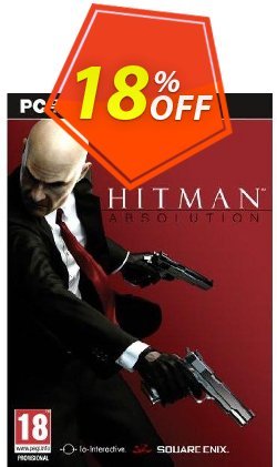 18% OFF Hitman Absolution - PC  Coupon code