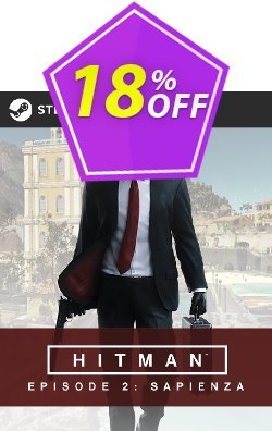 18% OFF Hitman Episode 2: Sapienza PC Discount