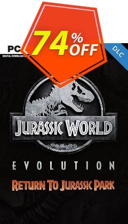 Jurassic World Evolution PC: Return To Jurassic Park DLC Coupon discount Jurassic World Evolution PC: Return To Jurassic Park DLC Deal - Jurassic World Evolution PC: Return To Jurassic Park DLC Exclusive Easter Sale offer for iVoicesoft
