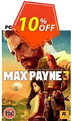 10% OFF Max Payne 3 - PC  Discount