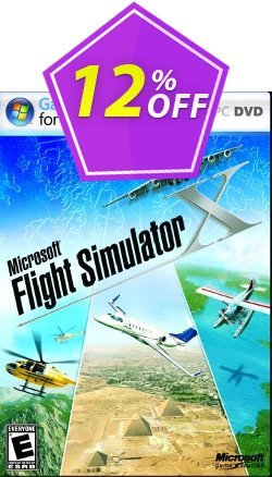 12% OFF Microsoft Flight Simulator X PC Discount