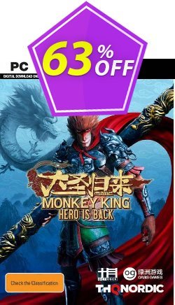 63% OFF Monkey King: Hero is Back PC Coupon code