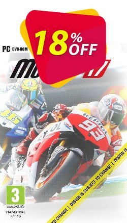 18% OFF MotoGP 17 PC Coupon code