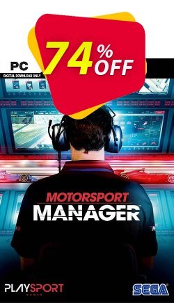 74% OFF Motorsport Manager PC Discount