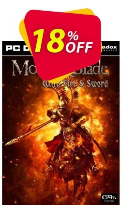 18% OFF Mount and Blade with Fire and Sword - PC  Coupon code