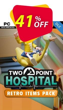 41% OFF Two Point Hospital PC - Retro Items Pack DLC - EU  Coupon code