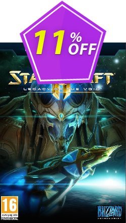 11% OFF Starcraft 2: Legacy Of The Void + BETA Access PC/Mac Coupon code