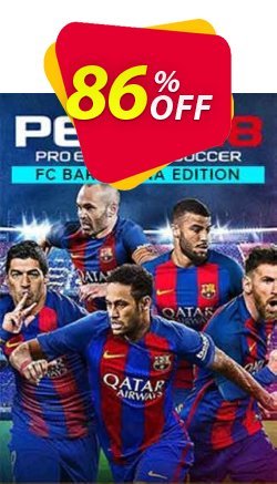 Pro Evolution Soccer - PES 2018 - Barcelona Edition PC Coupon discount Pro Evolution Soccer (PES) 2018 - Barcelona Edition PC Deal - Pro Evolution Soccer (PES) 2018 - Barcelona Edition PC Exclusive Easter Sale offer 