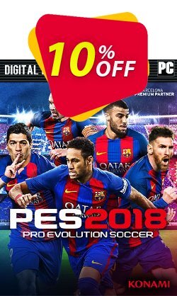 10% OFF Pro Evolution Soccer - PES 2018 - Standard Edition PC Coupon code