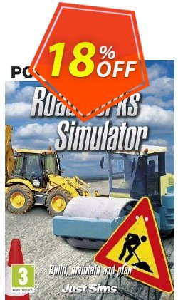 18% OFF Roadworks Simulator - PC  Discount