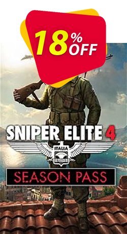 18% OFF Sniper Elite 4 PC - Season Pass Discount