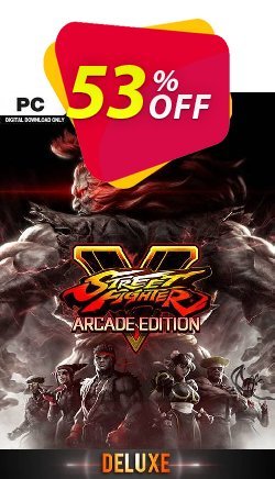 53% OFF Street Fighter V 5: Arcade Edition Deluxe PC Discount