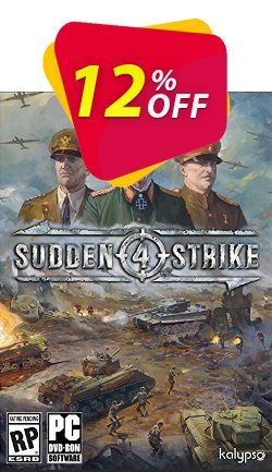 12% OFF Sudden Strike 4 PC Discount