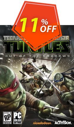 11% OFF Teenage Mutant Ninja Turtles: Out of the Shadows PC Discount