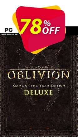 78% OFF The Elder Scrolls IV 4 Oblivion® Game of the Year Edition Deluxe PC Discount