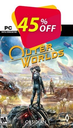 45% OFF The Outer Worlds PC Discount