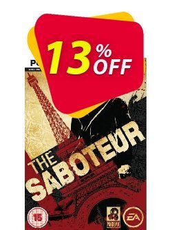 13% OFF The Saboteur - PC Discount