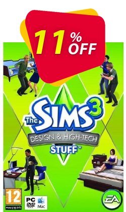 11% OFF The Sims 3: Design and Hi-Tech Stuff - PC/Mac  Discount