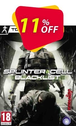 11% OFF Tom Clancy's Splinter Cell Blacklist - PC  Discount