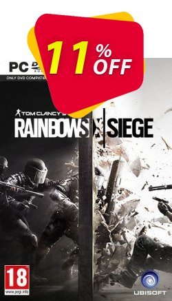 11% OFF Tom Clancys Rainbow Six Siege PC - ENG  Coupon code