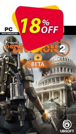 Tom Clancys The Division 2 PC + Beta Coupon discount Tom Clancys The Division 2 PC + Beta Deal - Tom Clancys The Division 2 PC + Beta Exclusive Easter Sale offer 