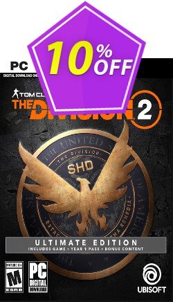 10% OFF Tom Clancy's The Division 2 Ultimate Edition PC Discount