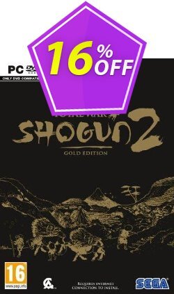 16% OFF Total War: Shogun 2 - Gold Edition PC Discount