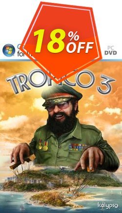 18% OFF Tropico 3 - PC  Discount