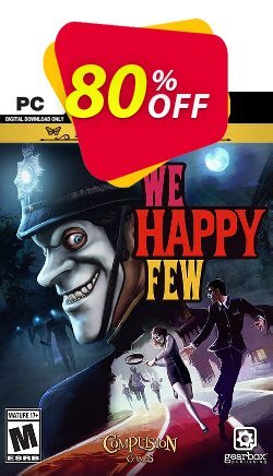 We Happy Few Deluxe Edition PC Coupon discount We Happy Few Deluxe Edition PC Deal - We Happy Few Deluxe Edition PC Exclusive Easter Sale offer 