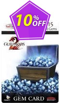 10% OFF Guild Wars 2 Gem Card 1200 - PC  Discount