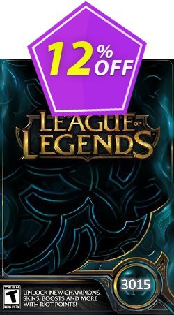 League of Legends: 3015 Riot Points Card Coupon discount League of Legends: 3015 Riot Points Card Deal - League of Legends: 3015 Riot Points Card Exclusive Easter Sale offer 