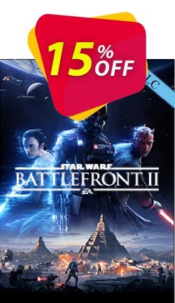 15% OFF Star Wars Battlefront II 2 PC - The Last Jedi Heroes DLC Discount