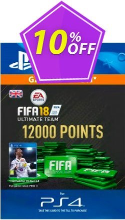 12000 FIFA 18 Points PS4 PSN Code - UK account Deal