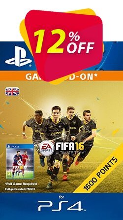 1600 FIFA 16 Points PS4 PSN Code - UK account Coupon discount 1600 FIFA 16 Points PS4 PSN Code - UK account Deal - 1600 FIFA 16 Points PS4 PSN Code - UK account Exclusive Easter Sale offer 