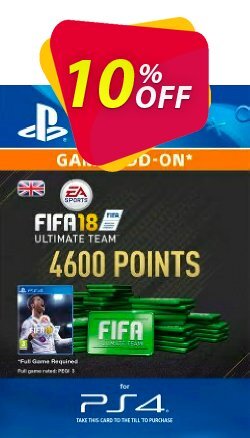 4600 FIFA 18 Points PS4 PSN Code - UK account Deal