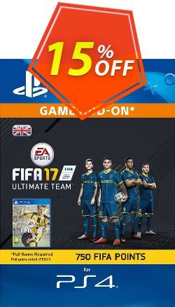 750 FIFA 17 Points PS4 PSN Code - UK account Deal