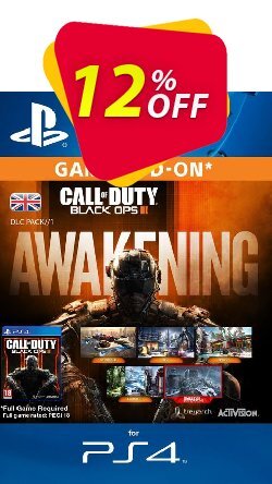 12% OFF Call of Duty - COD Black Ops III 3 Awakening DLC PS4 Discount