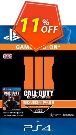 Call of Duty - COD : Black Ops III 3 Season Pass - PS4  Coupon discount Call of Duty (COD): Black Ops III 3 Season Pass (PS4) Deal - Call of Duty (COD): Black Ops III 3 Season Pass (PS4) Exclusive Easter Sale offer 