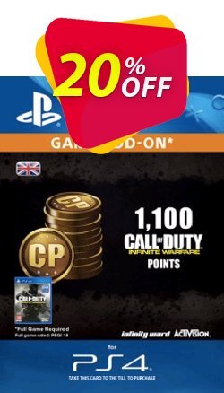 Call of Duty (COD) Infinite Warfare - 1100 Points PS4 Deal