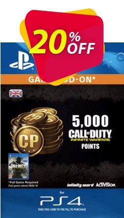 Call of Duty (COD) Infinite Warfare - 5000 Points PS4 Deal