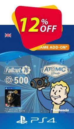 12% OFF Fallout 76 - 500 Atoms PS4 Discount